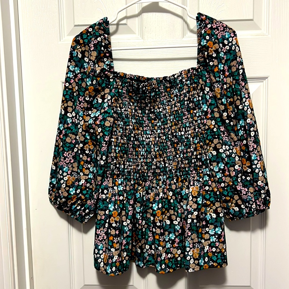 Pink Lily plus size peplum top